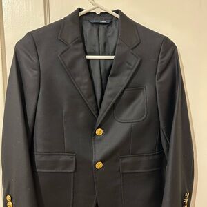 Kids Brooks Brothers Blue Blazer with Gold Buttons